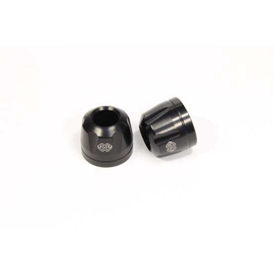 Embouts de guidon IP GILLES TOOLING - pour guidons 22mm Noir - Aprilia/BMW/Ducati/Honda/Husqvarna/Indian/Kawasaki/KTM/MV Agus..