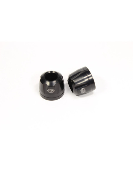 Embouts de guidon IP GILLES TOOLING - pour guidons 22mm Noir - Aprilia/BMW/Ducati/Honda/Husqvarna/Indian/Kawasaki/KTM/MV Agus..