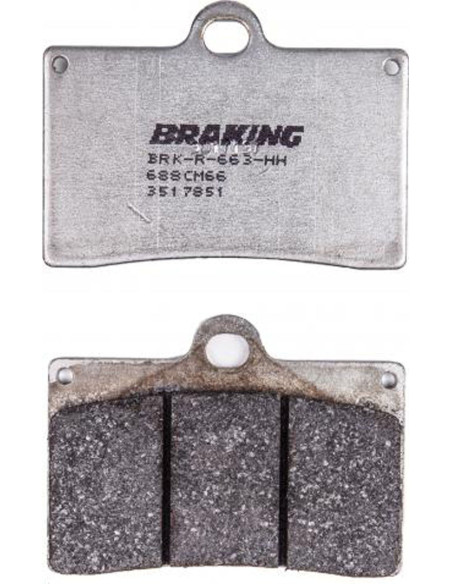 Plaquettes de frein BRAKING 688CM66