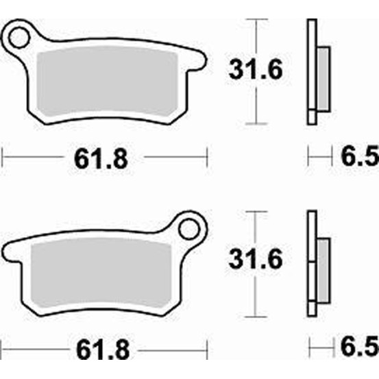 Plaquettes de frein BRAKING 873CM44