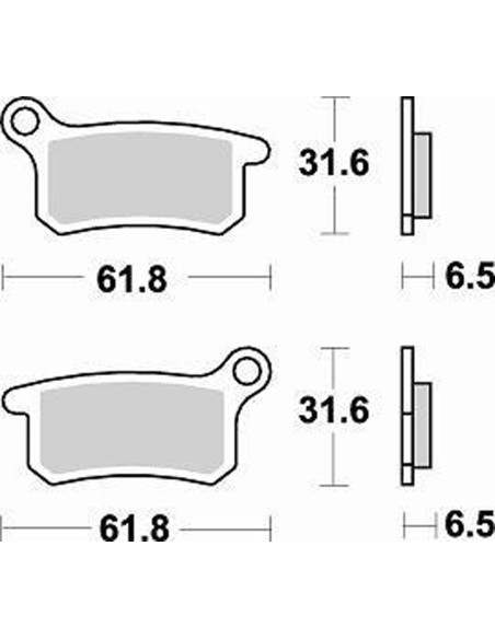 Plaquettes de frein BRAKING 873CM44