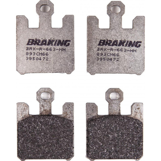 Plaquettes de frein BRAKING 893CM66