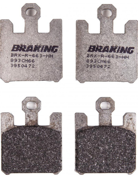 Plaquettes de frein BRAKING 893CM66