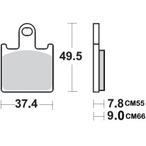 Plaquettes de frein BRAKING 927CM66