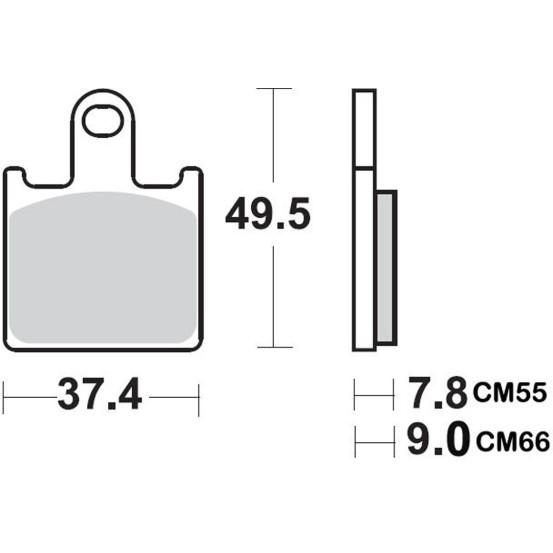 Plaquettes de frein BRAKING 927CM66