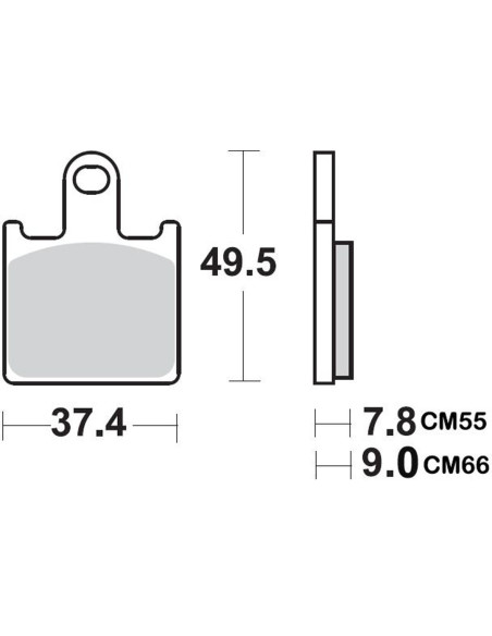 Plaquettes de frein BRAKING 927CM66