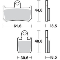 Plaquettes de frein BRAKING 928CM66
