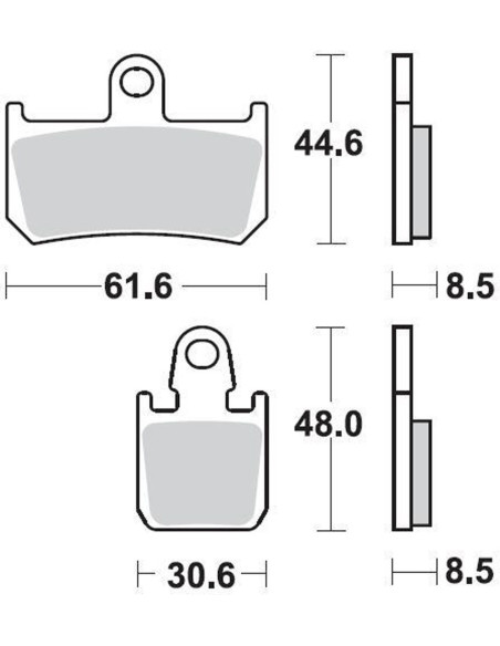 Plaquettes de frein BRAKING 928CM66