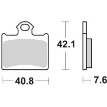 Plaquettes de frein BRAKING 949 44 CM