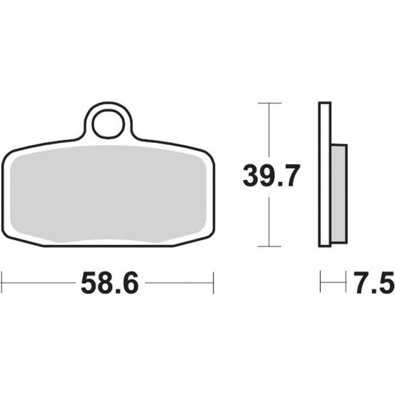 Plaquettes de frein BRAKING 955CM44