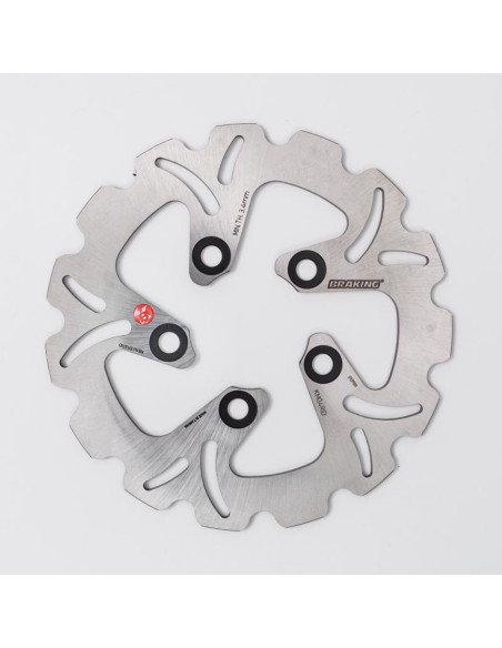 Disque de frein BRAKING WAVE KM04RID ARRIERE KYMCO 250 GRAND DINK 2001-2012