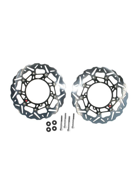 Kit Disque de frein avant Oversize BRAKING WAVE OKWK02 Racing SK SUZUKI 600/750 GSX-R 08-10