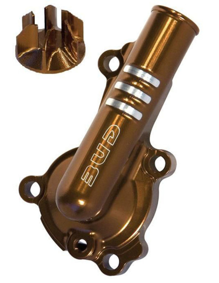 Carter de pompe a eau BUD Marron avec hélice Kawasaki 450 KXF 2016-2018