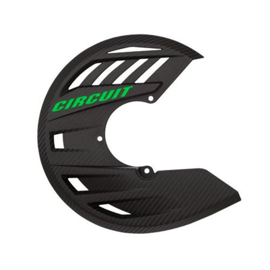 Protection disque de frein CIRCUIT EQUIPMENT Carbone/Vert