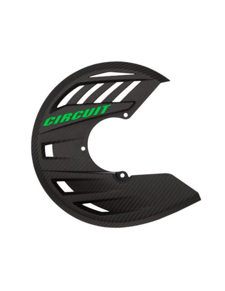 Protection disque de frein CIRCUIT EQUIPMENT Carbone/Vert