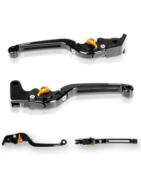 Kit Leviers Frein/Embrayage BARRACUDA Ducati 620/696/796/800 Monster 796 Hypermotard 1100 Scrambler