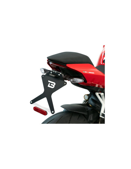 Support de plaque BARRACUDA DUCATI Panigale V4 2020-2022 - Streetfighter V4 2020-2022 pour clignotant d'origine