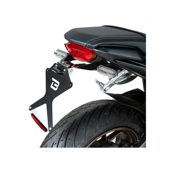 Support de plaque BARRACUDA HONDA CB - CBR 650 R 2021-2022 pour clignotant d'origine