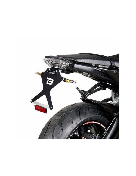 Support de Plaque BARRACUDA Kawasaki Z650 2017-2019 (clignotants origine)