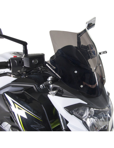 Bulle Aerosport BARRACUDA Kawasaki Z650 2017-2019 noir fumé