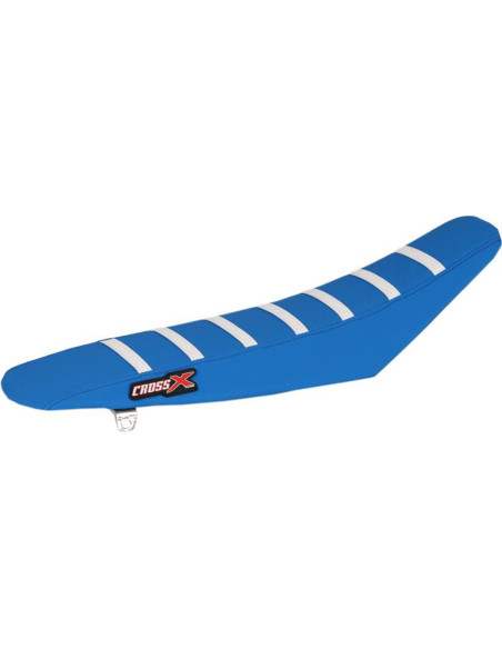 Housse de selle CrossX MX/ EN 2022-2023 Bleu-Bleu-Blanc