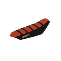 Housse de selle CrossX TALARIA 2023 Orange Noir Bandes Noires