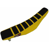 Housse de selle CrossX Racing avec bandes Suzuki 250 RMZ 2010-2018 450RMZ 2008-2017 Noir-Jaune