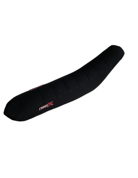 Housse de selle CrossX Racing avec bandes Yamaha 65 YZ 2018-2019 Noir