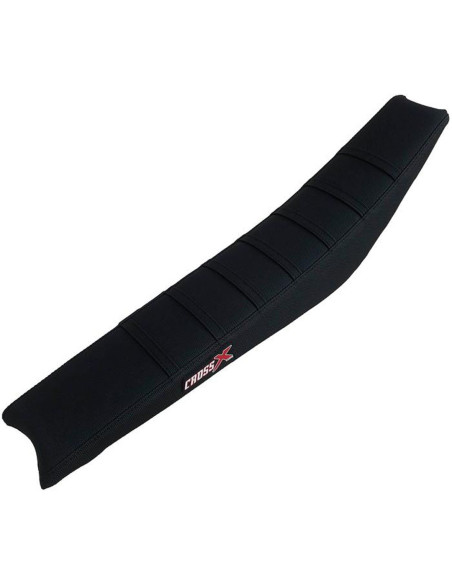 Housse de selle CrossX Racing avec bandes KTM 65 SX 2009-2015 Noir