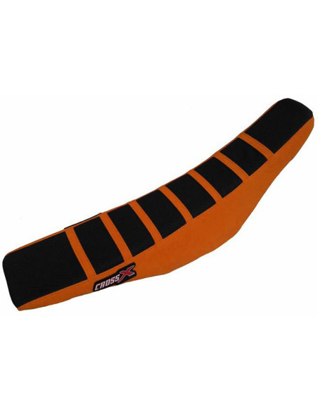 Housse de selle CrossX Racing avec bandes KTM 125/150 SX 2016-2018 250 SX 2017-2018 250/350/450 SXF 2016-2018 200/250/300 EXC..
