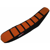 Housse de selle CrossX Racing avec bandes KTM 125/150 SX 2016-2018 250 SX 2017-2018 250/350/450 SXF 2016-2018 200/250/300 EXC..
