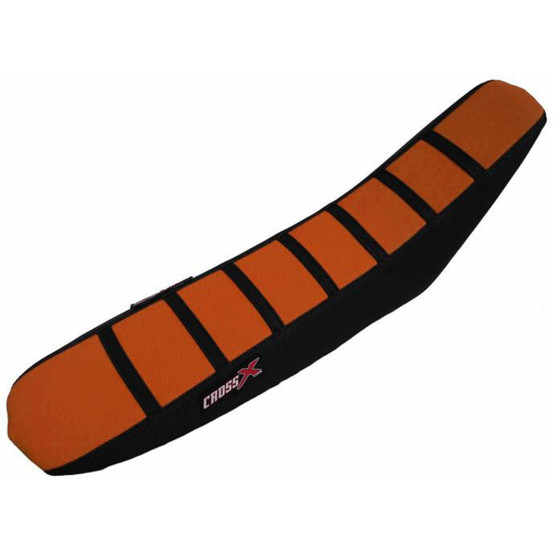 Housse de selle CrossX Racing avec bandes KTM 125/150 SX 2016-2018 250 SX 2017-2018 250/350/450 SXF 2016-2018 200/250/300 EXC..