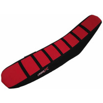 Housse de selle CrossX Racing avec bandes GAS GAS 250/300 EC 2018 Rouge-Noir-Noir