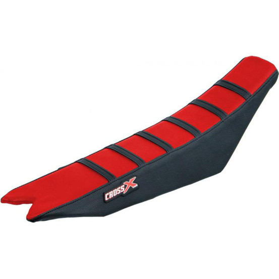Housse de selle CrossX avec bandes BETA RR-RS 2013-2019 Rouge-Noir-Noir