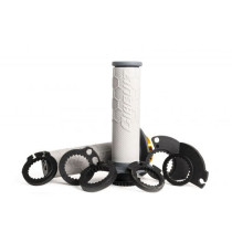 Poignées moto Kira Lock On CIRCUIT EQUIPMENT Gris