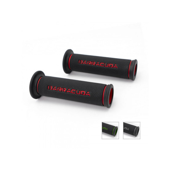 Poignées BARRACUDA Basic Racing Grips Rouge