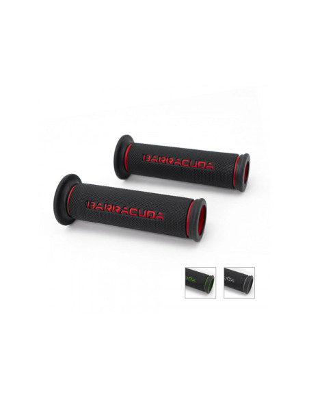 Poignées BARRACUDA Basic Racing Grips Rouge