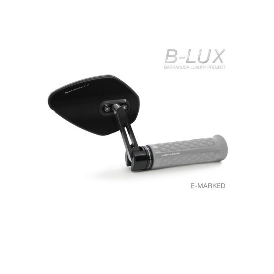 Rétroviseurs embouts de guidon SKIN-X BAR END B-LUX BARRACUDA Noir