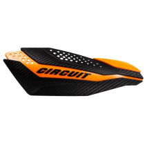Proteges mains Dakar CIRCUIT EQUIPMENT universels guidon 22/28mm Carbone/Orange