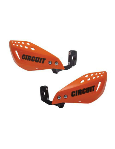 Proteges mains Vector CIRCUIT EQUIPMENT guidon 22/28mm Orange/Noir