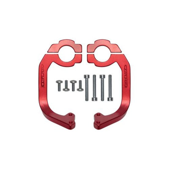 Supports fixation proteges mains CIRCUIT EQUIPMENT Rouge