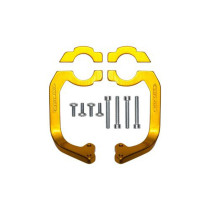 Supports fixation proteges mains CIRCUIT EQUIPMENT Jaune