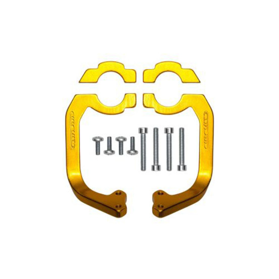 Supports fixation proteges mains CIRCUIT EQUIPMENT Jaune