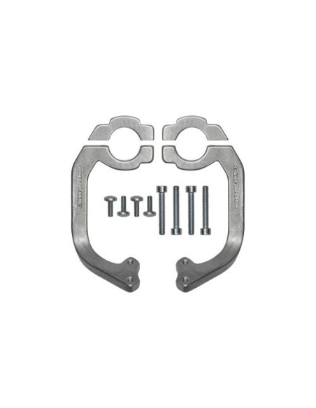 Supports fixation proteges mains CIRCUIT EQUIPMENT Argent