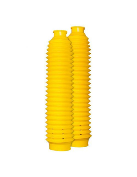 Soufflets de fourche CIRCUIT EQUIPMENT 330 mm Jaune