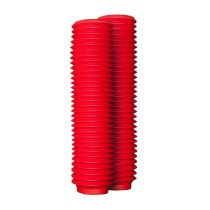 Soufflets de fourche CIRCUIT EQUIPMENT 373 mm Rouge