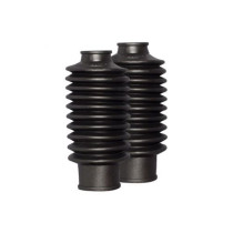 Soufflets de fourche CIRCUIT EQUIPMENT 134 mm Noir