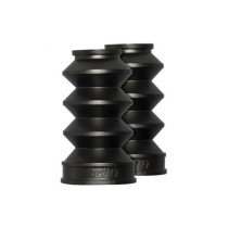 Soufflets de fourche CIRCUIT EQUIPMENT 138 mm Noir