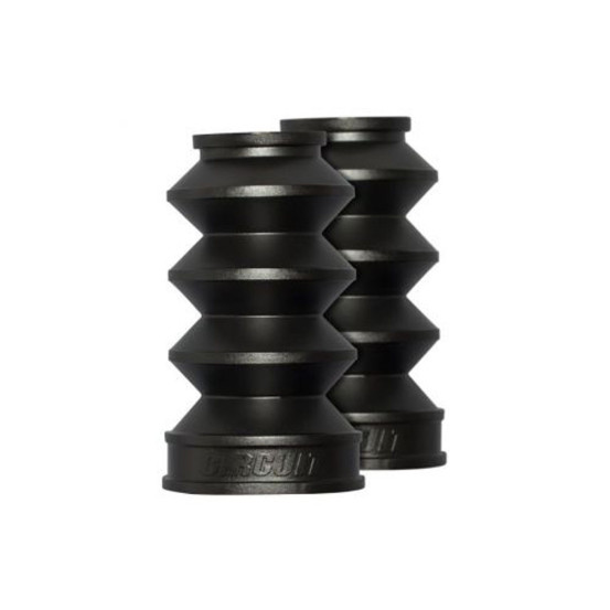 Soufflets de fourche CIRCUIT EQUIPMENT 138 mm Noir