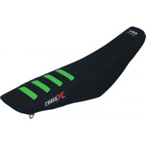 Housse de selle CrossX UGS WAVE Kawasaki 250 KXF 2020-2022 450 KXF 2019-2022 Noir-Vert